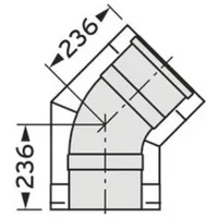 Vaillant Bogen 45 Grad 0020095548