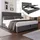 Flieks Polsterbett 160 x 200 cm Grau