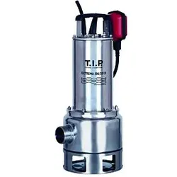 T.I.P. Schmutzwasser Baupumpe - Edelstahl, 19.500 l/h,  10,5m Förderhöhe, 1.200W, Waschlauge, bis 95°C, Extrema 300/10 IX 30072