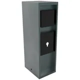 Bold 10620 Gartensteckdose 3fach Anthrazit ohne Kabel, mit Schalter, mit Timer, per App steuerbar, programmierbar
