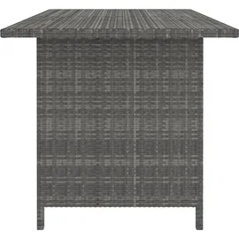 vidaXL Garten-Lounge-Set 9-tlg. grau