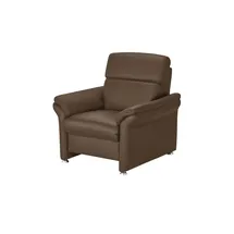 meinSofa Fernsehsessel Manon Leder 98 x 94 x 92 cm Braun