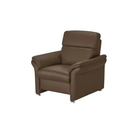 meinSofa Fernsehsessel Manon Leder 98 x 94 x 92 cm Braun