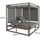 MCW MCW-M63 Sonnenliege 200 x 0 x 0 cm Hellgrau