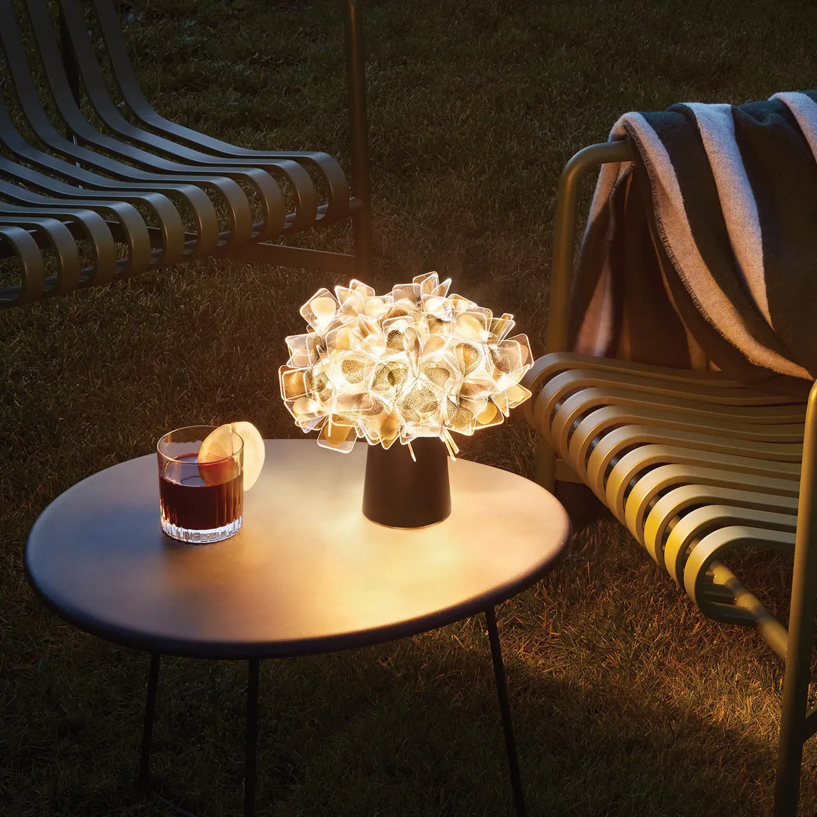 Tischleuchte Slamp, Clizia Mama Non Mama, dimmbar, Gold / Messing, für Wohnzimmer, Kunststoff, Design - 25