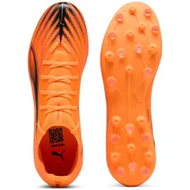 Puma Ultra 6 Match MG Herren heat fire/black/glowing red 39