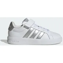 adidas Grand Court 3.0 Kinder Cloud White/Silver Metallic 30,5