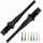 BULL'S Tufflex Soft Tips 6mm 2BA Schwarz 1000 Stück