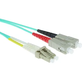 Act 15 meter LSZH Multimode 50/125 OM3 fiber patch cable duplex with LC SC connectors. (15 m), Netzwerkkabel
