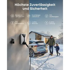 Anker Solix V1 Wandladestation Typ 2 (11 kW, 16 A) 5 m