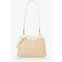 Valentino Demetra Umhängetasche Synthetik Beige/White