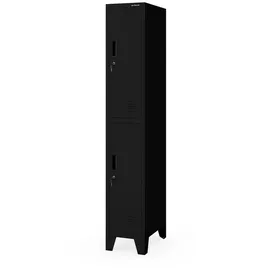 Jan Nowak Bartek 1 Plus Garderobenschrank 172 x 29 x 45 cm Schwarz