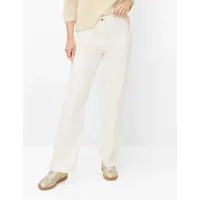 RAPHAELA by BRAX Style PEGGY FLARED ecru, denim cremeweiß, Gr. 36K