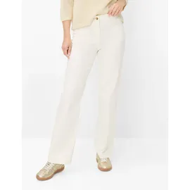 RAPHAELA by BRAX Style PEGGY FLARED ecru, denim cremeweiß, Gr. 36K