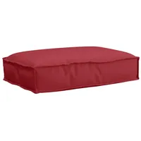 VidaXL Palettenkissen für Sitz Weinrot 60x40x8 cm Oxford-Stoff