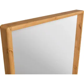 Home Affaire Spiegel "Livana", weiß, B:80cm H:80cm T:8cm, Massivholz, Spiegel, FSC zertifiziertes Massivholz