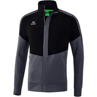 Erima Squad Worker Jacke schwarz/Slate Grey L