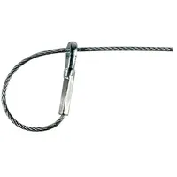 Fischer Drahtseilset mit Öse WIS Ø2/2m Set, Leichtes Handling, Montage ohne Werkzeug, stufenlose Längenverstellung, 10 Stück