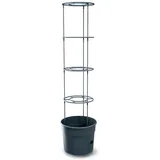 Prosperplast Tomate Grower Pflanzkübel aus Kunststoff in Anthrazit (L) x 29,5 cm