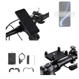 K-S-Trade Smartphone-Halterung für Realme Narzo 80x 5G, (Handyhalterung das Fahrrad Halter Lenkstange Fahrradhalterung) schwarz