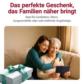 Xoro 10,1" Zoll WiFi Digitale Bilderrahmen, 1280x800 HD IPS Touch Display, 16GB Speicher, Automatische Rotation, Teilen Sie Fotos sofort von überall aus