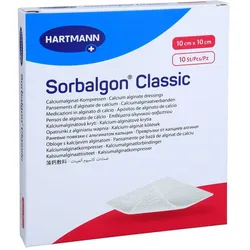 Sorbalgon Classic 10x10 cm Calciumalginat-Kompr.