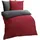 Traumschlaf Melange rot/anthrazit 155 x 220 cm + 80 x 80 cm