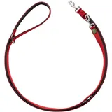 Hunter verstellbare Führleine Neopren L x B: max. 200 cm x 1,5 cm rot-schwarz