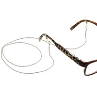 Silberkettenstore Brillenkette Brillenkette No. 4 - 925 Silber, Länge wählbar von 65-100cm silberfarben 85.0 cm
