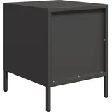 vidaXL Nachttisch Schwarz 35x39x43,5 cm Stahl