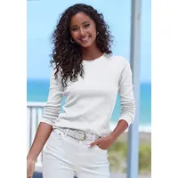 VIVANCE Langarmshirt Damen schwarz, weiß Gr.40/42