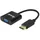 Equip DisplayPort auf VGA Adapter 0,15 m Schwarz