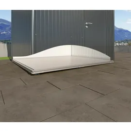 Biohort Fundament für Gerätehaus Neo 3D/4C 334 x 18 x 278 cm Silber