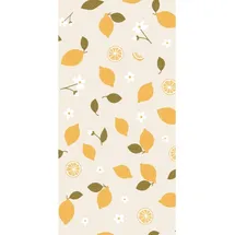 ib laursen Papier-Servietten 10x20 cm Zitronen, 10 x 20 cm