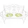 Hti-Living Menton 115 x 95 x 0 cm Gelb/Weiß
