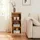 [en.casa] Ypäjä Beistellschrank 82 x 33 x 27 cm Bambus/beige