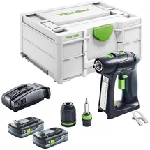Festool C 18 Basic inkl. 2 x 4,0 Ah + Systainer