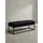 KADIMA DESIGN Sitzbank Samt 108x40x40 cm Flur Polsterbank mit Metallgestell in Schwarz Metall, Rechteckig, Stativgestell, Esszimmer, Bänke, Sitzbänke