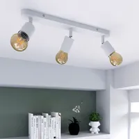 Linovum AWORA Deckenleuchte E27 3 flammig weiß drehbar -