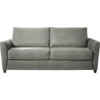 Schlafsofa BALI "Dallas" Sofas Gr. B/H/T: 195cm x 93cm x 103cm, Material, Ausführung, grau Dauerschlaffunktion, mit Lattenrost und Matratze