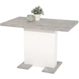 Möbel Boss Britt 110-150 x 76 x 69 cm grau/weiß
