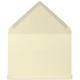 RÖSSLER 220720512 - Coloretti Briefumschläge 80 g/m2, DIN B6, creme 5 Stück