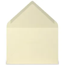 RÖSSLER 220720512 - Coloretti Briefumschläge 80 g/m2, DIN B6, creme 5 Stück