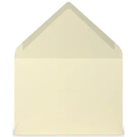 RÖSSLER 220720512 - Coloretti Briefumschläge 80 g/m2, DIN B6, creme 5 Stück
