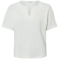 Opus T-Shirt Sombri in Rippoptik Weiß 38
