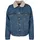 URBAN CLASSICS Oversized Sherpa Jeansjacke Clear Blue Washed S