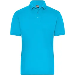 Bio Stretch Polo-Shirt "JN1806" UV-Schutz - 6XL - turquoise