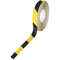 Antirutschband - Grobkorn, 100 mm x 18,3 m, schwarz-gelb