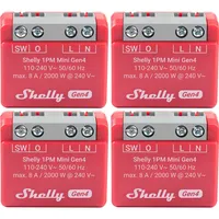 Shelly Relais 1PM Mini Gen4, 8 A, WLAN, Bluetooth,