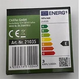 ChiliTec LED-Aufbauleuchte ABL-R90 warmweiß 3W 270lm 12V= DC superflach EEK F [A-G]